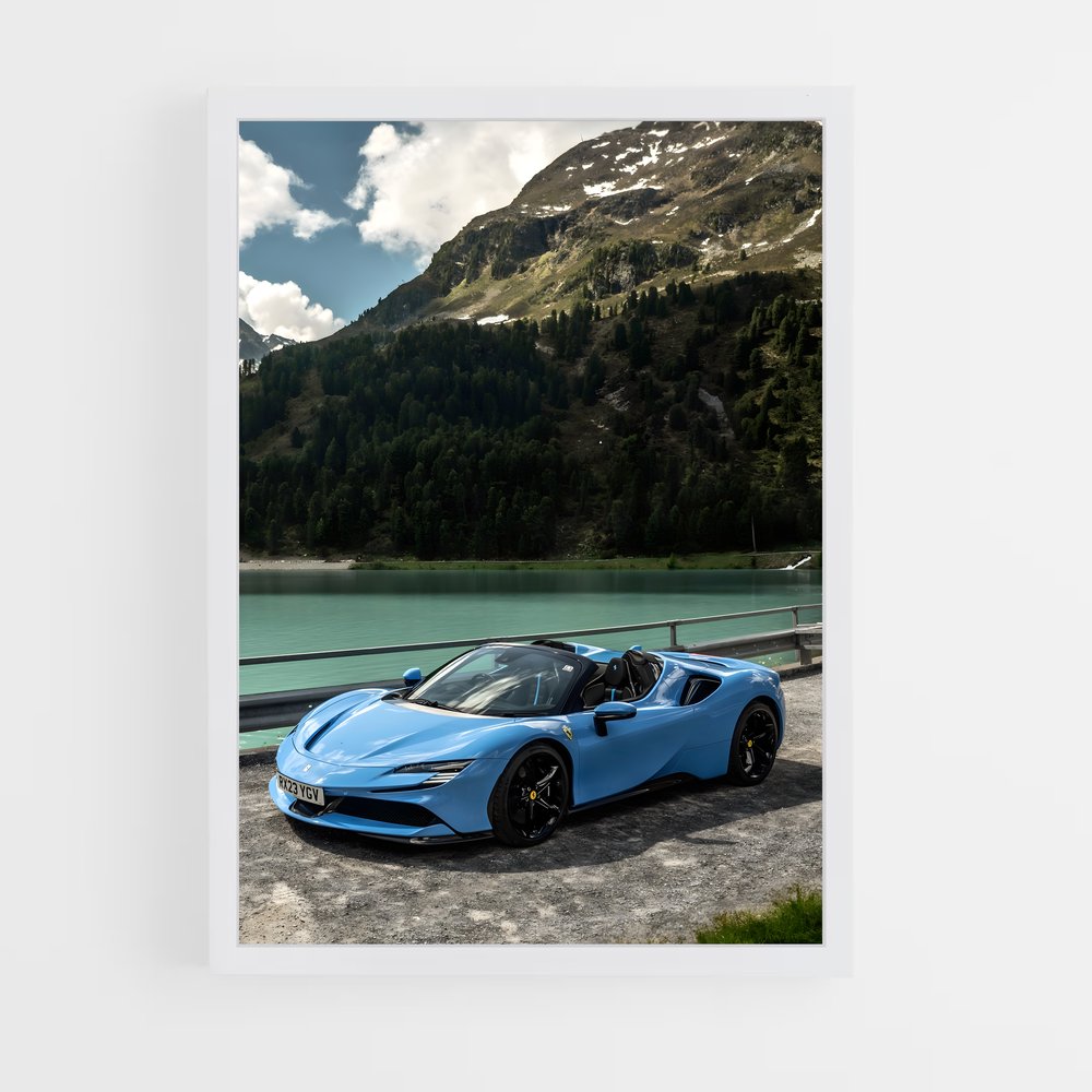 Poster Sérénité Sportive – affiche Ferrari (vue 3)